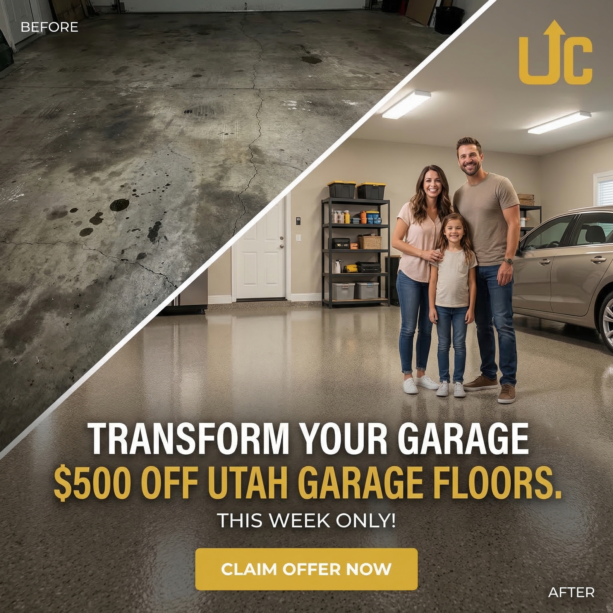Upscale coatings Facebook ad: Get a FREE quote today, no obligation.