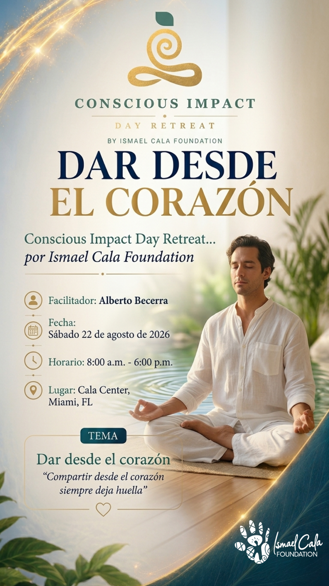 Ismael Cala Foundation Facebook ad from Jun 19, 2026