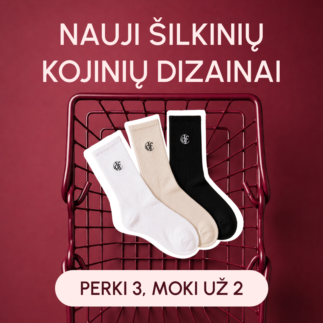 Deerforest Facebook ad: Naujiena! Ilgos šilkinės kojinės