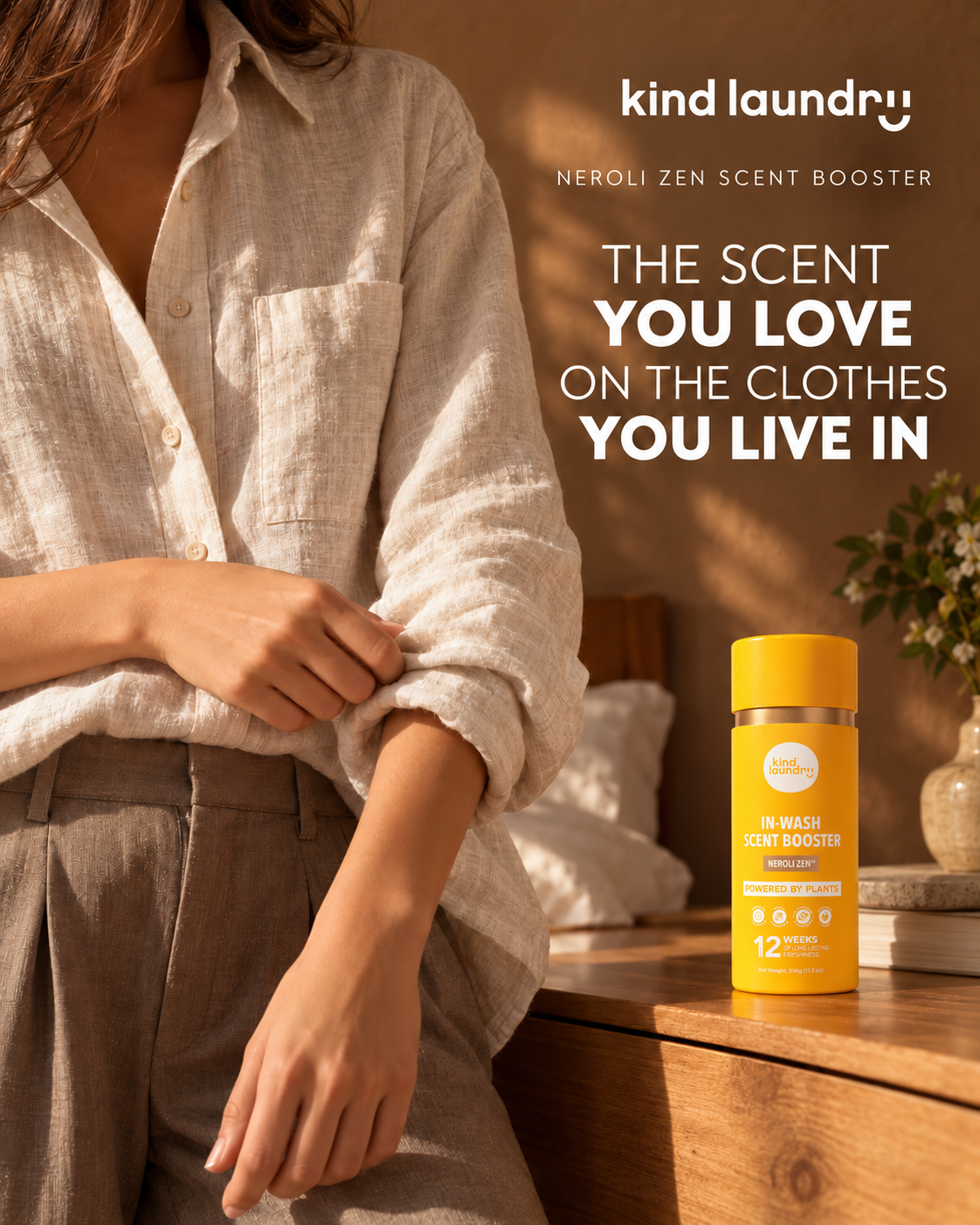 Kind Laundry Facebook ad: The Scent That Stays With What You Wear Most