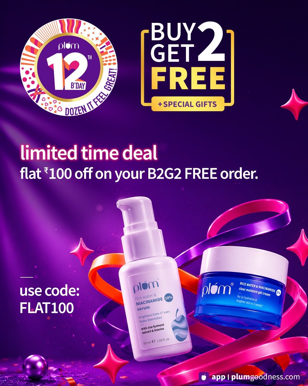 Plum Facebook ad