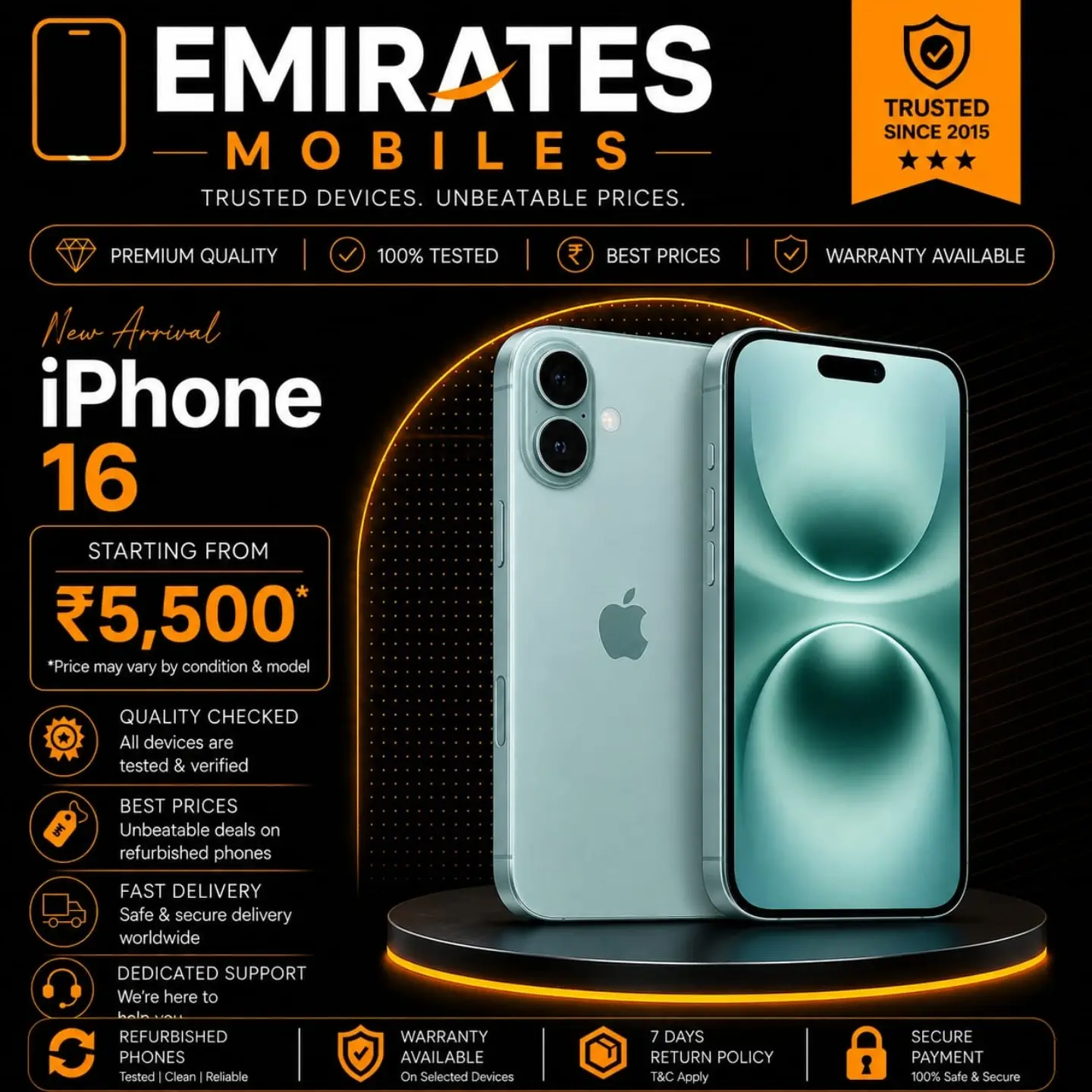 imirates_mobiles Facebook ad: Premium Apple experience, अब बेहतर कीमत पर!