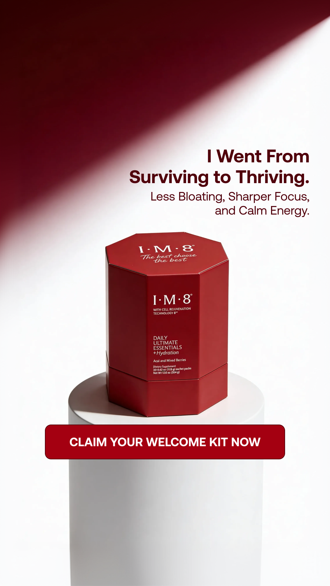 IM8 Facebook ad