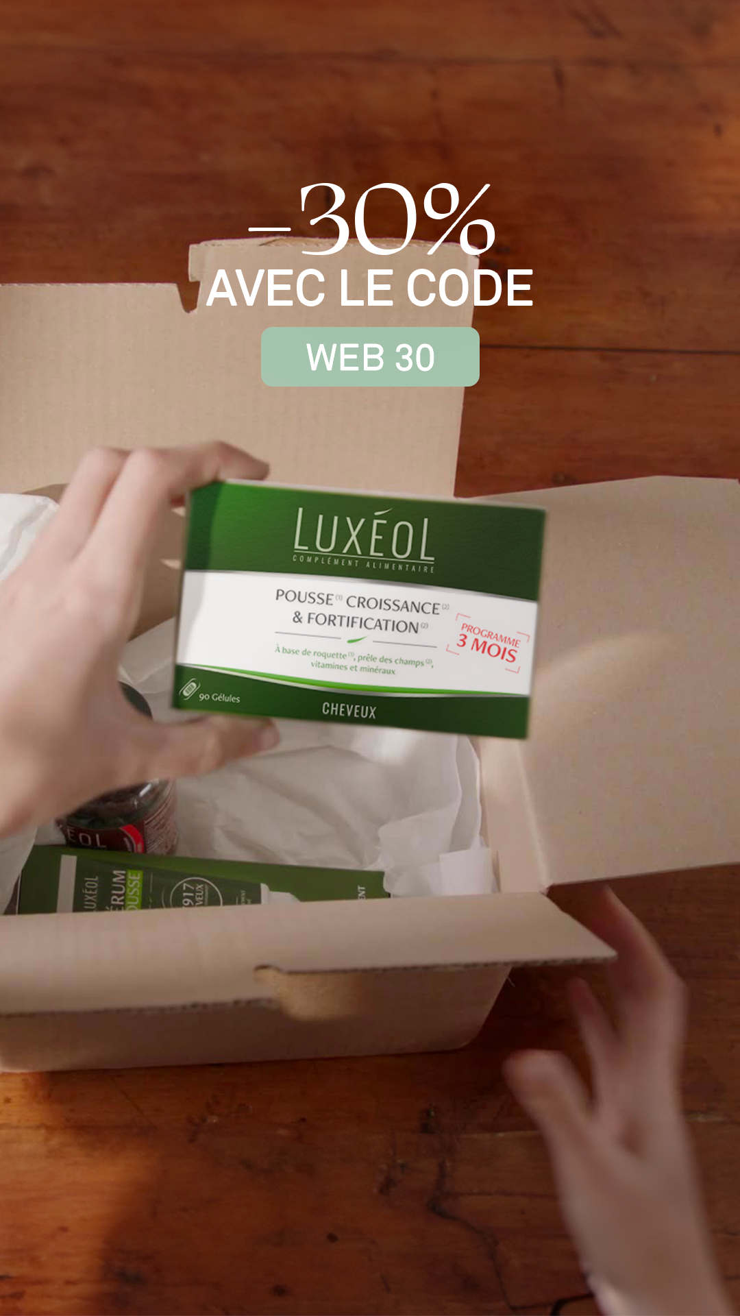 Luxéol Facebook ad