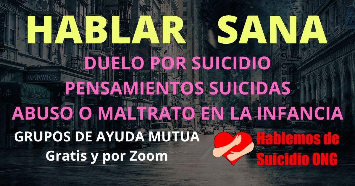 Hablemos de Suicidio ONG Facebook ad: Grupos de Ayuda Mutua | Hablemos de Suicidio