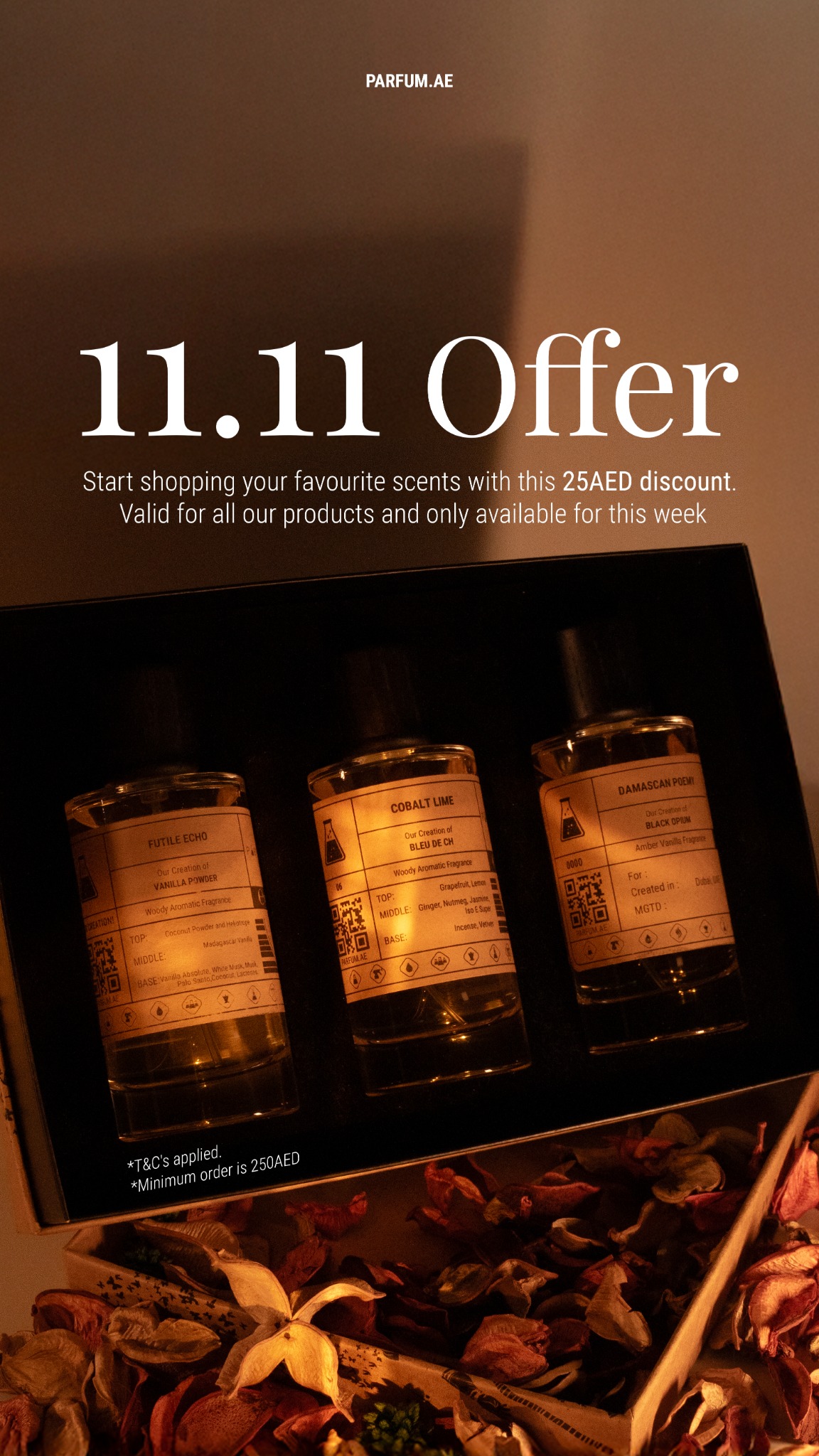 Parfum.ae - over 1000+ designer perfumes Facebook ad