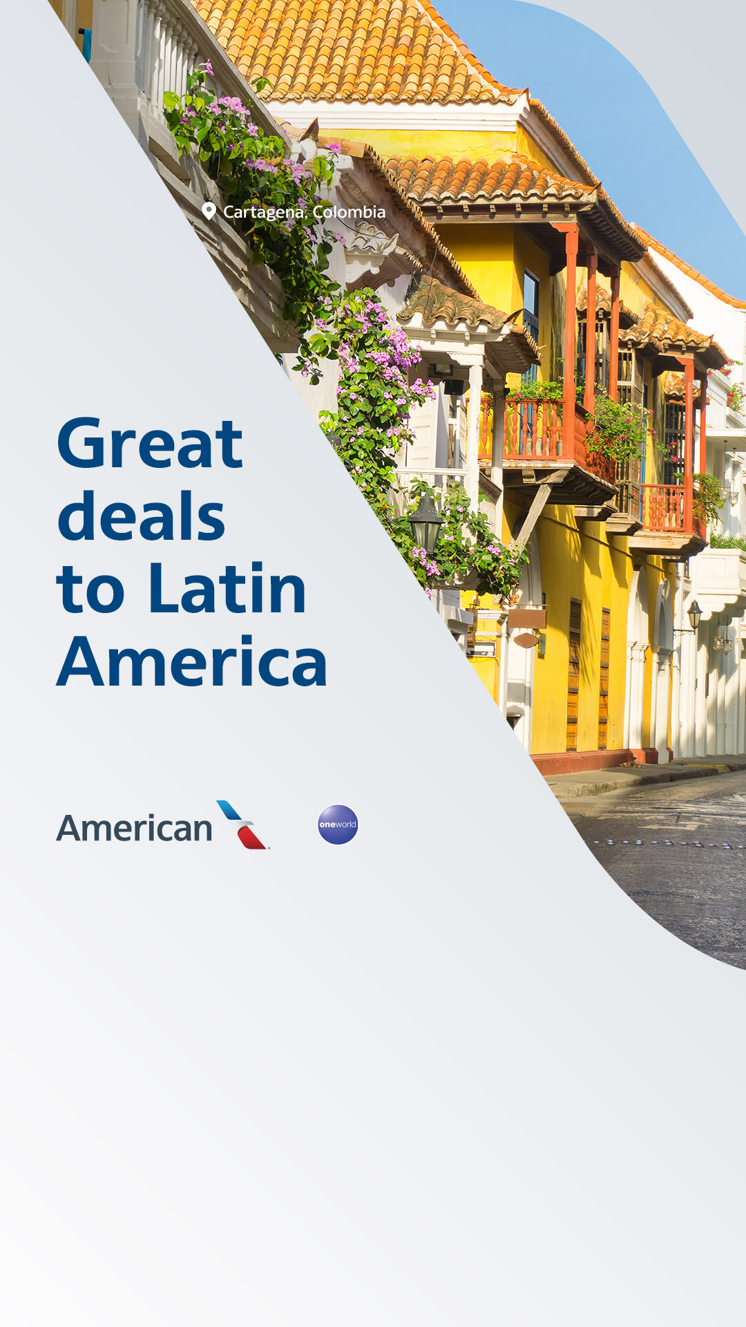American Airlines Facebook ad