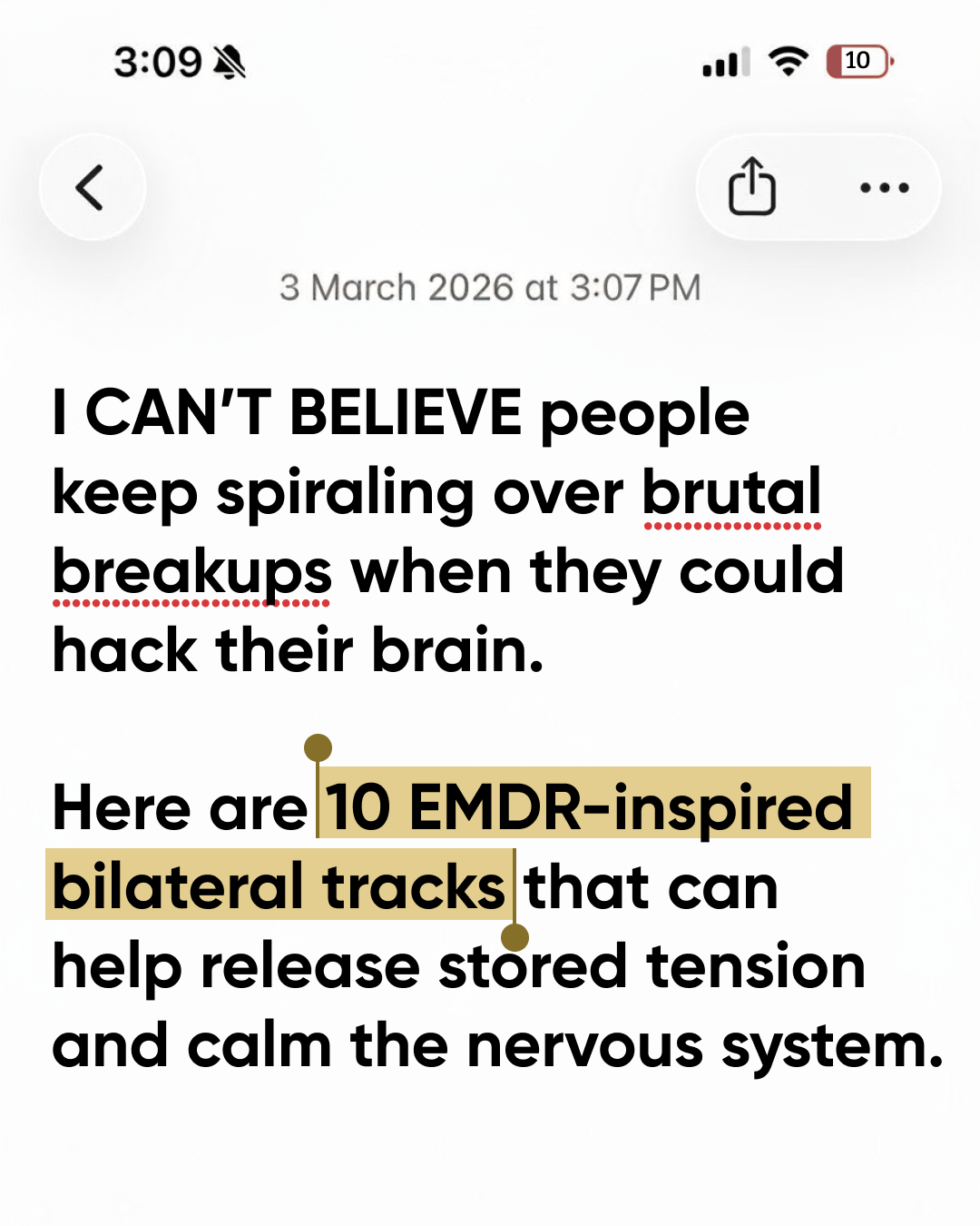 Calm Facebook ad