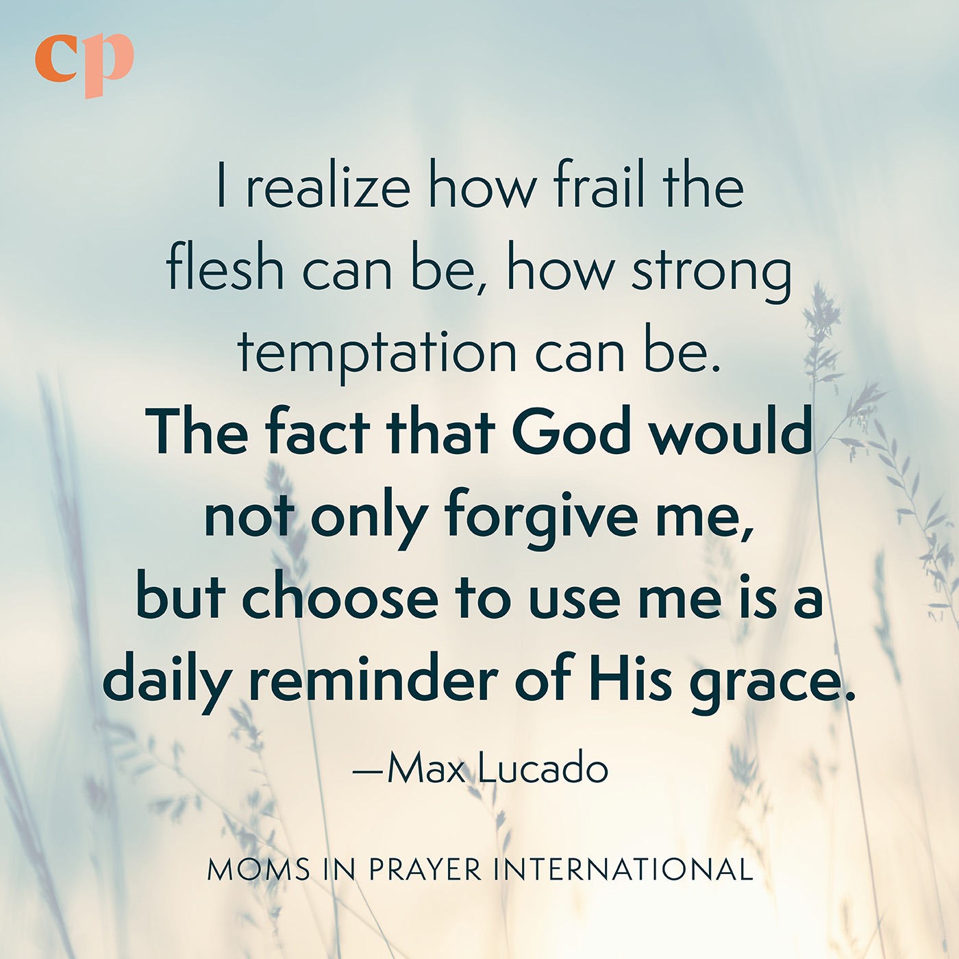 Moms in Prayer International Facebook ad: Be encouraged by Max Lucado as he shares…