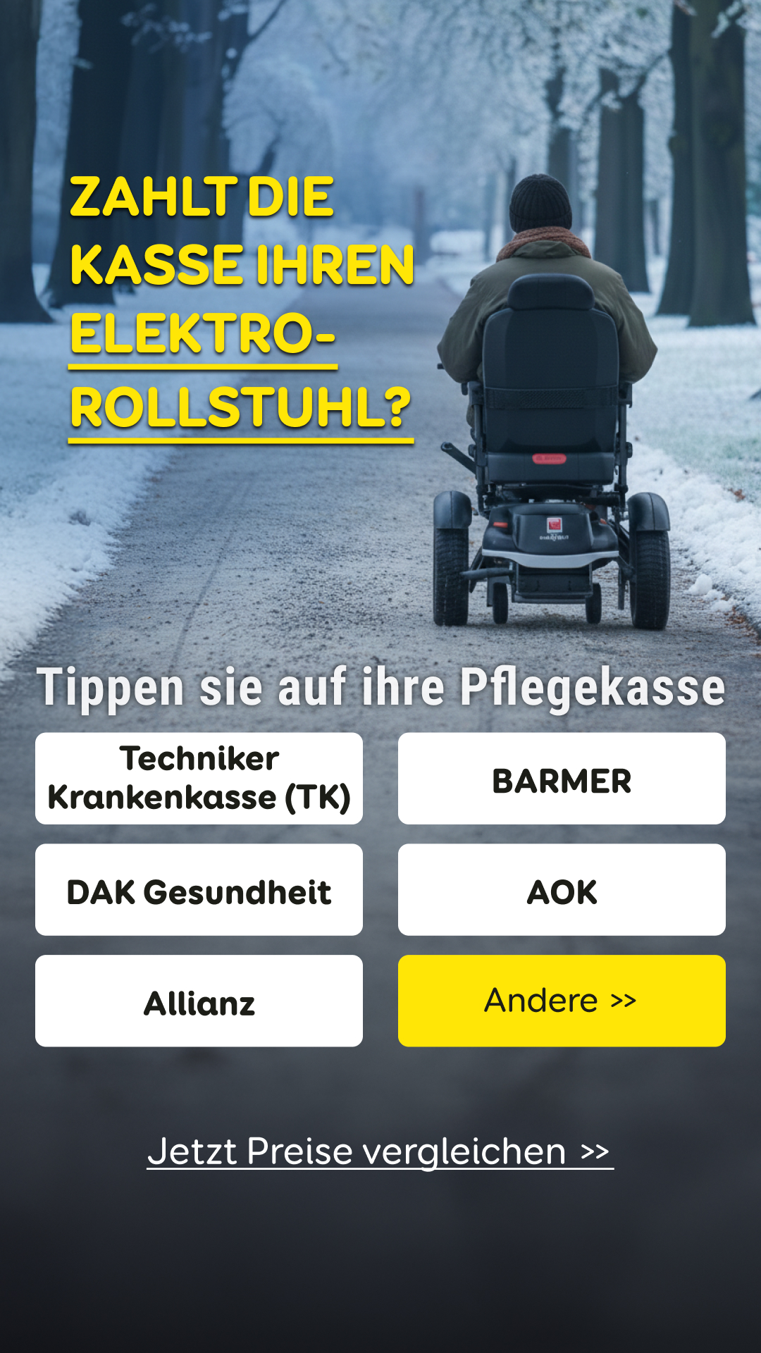 Aroundhome - Elektrorollstuhl Facebook ad from Feb 10, 2026
