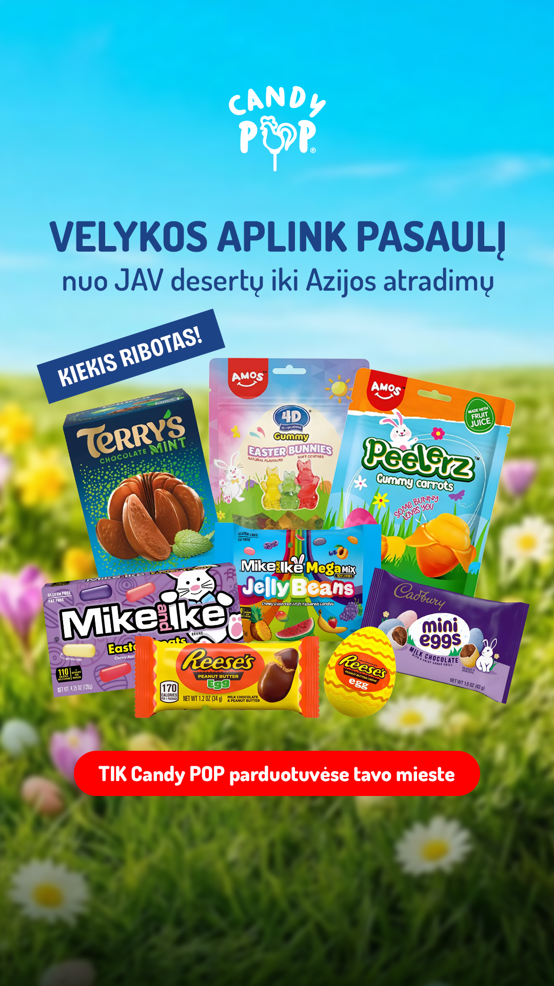 Candy POP Facebook ad