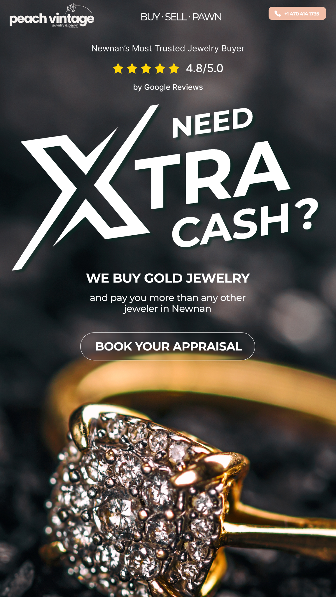 Peach Vintage Jewelry & Pawn Facebook ad
