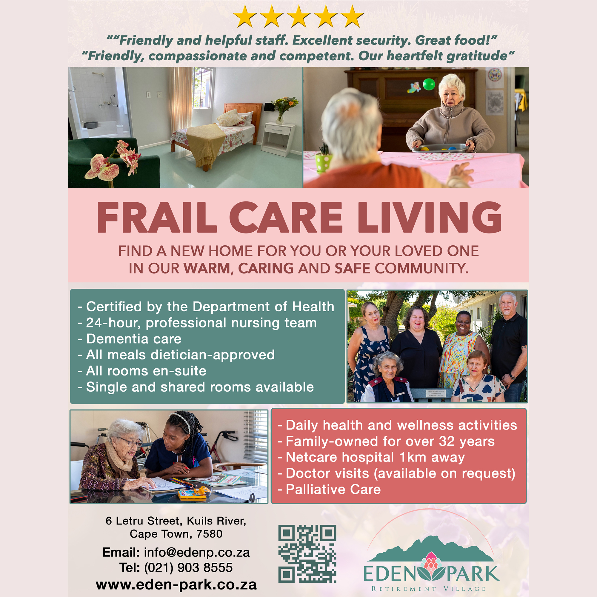 Eden Park Retirement Village Facebook ad: Eden Park Retirement Village - Eden Park