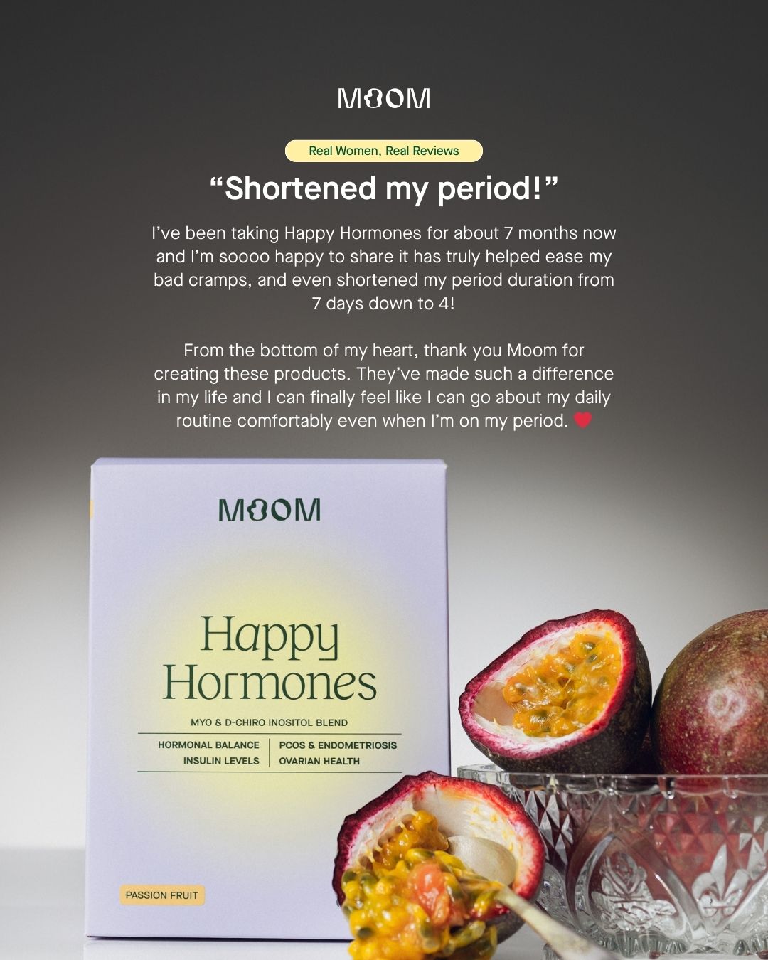 Moom Health Facebook ad