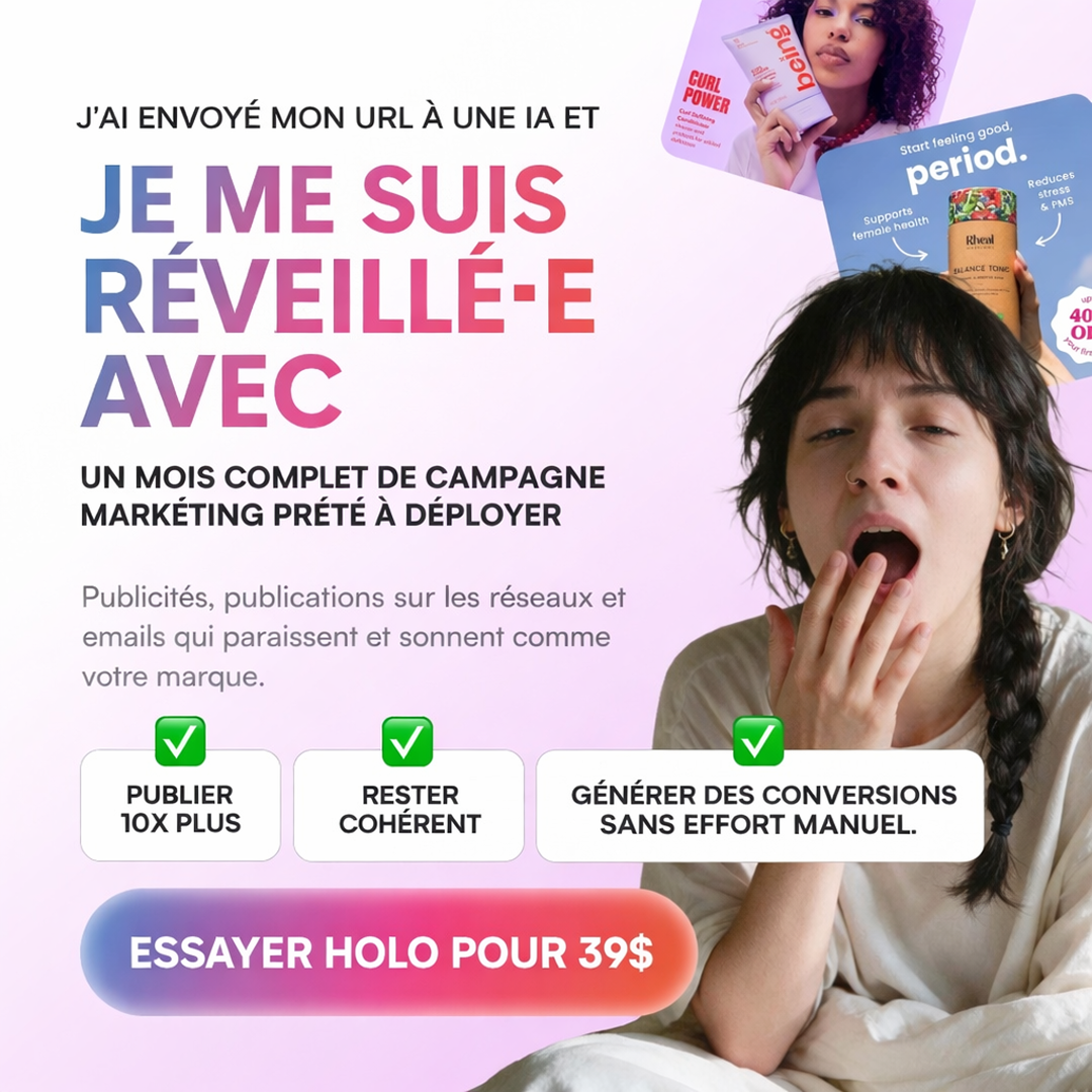 Holo Facebook ad