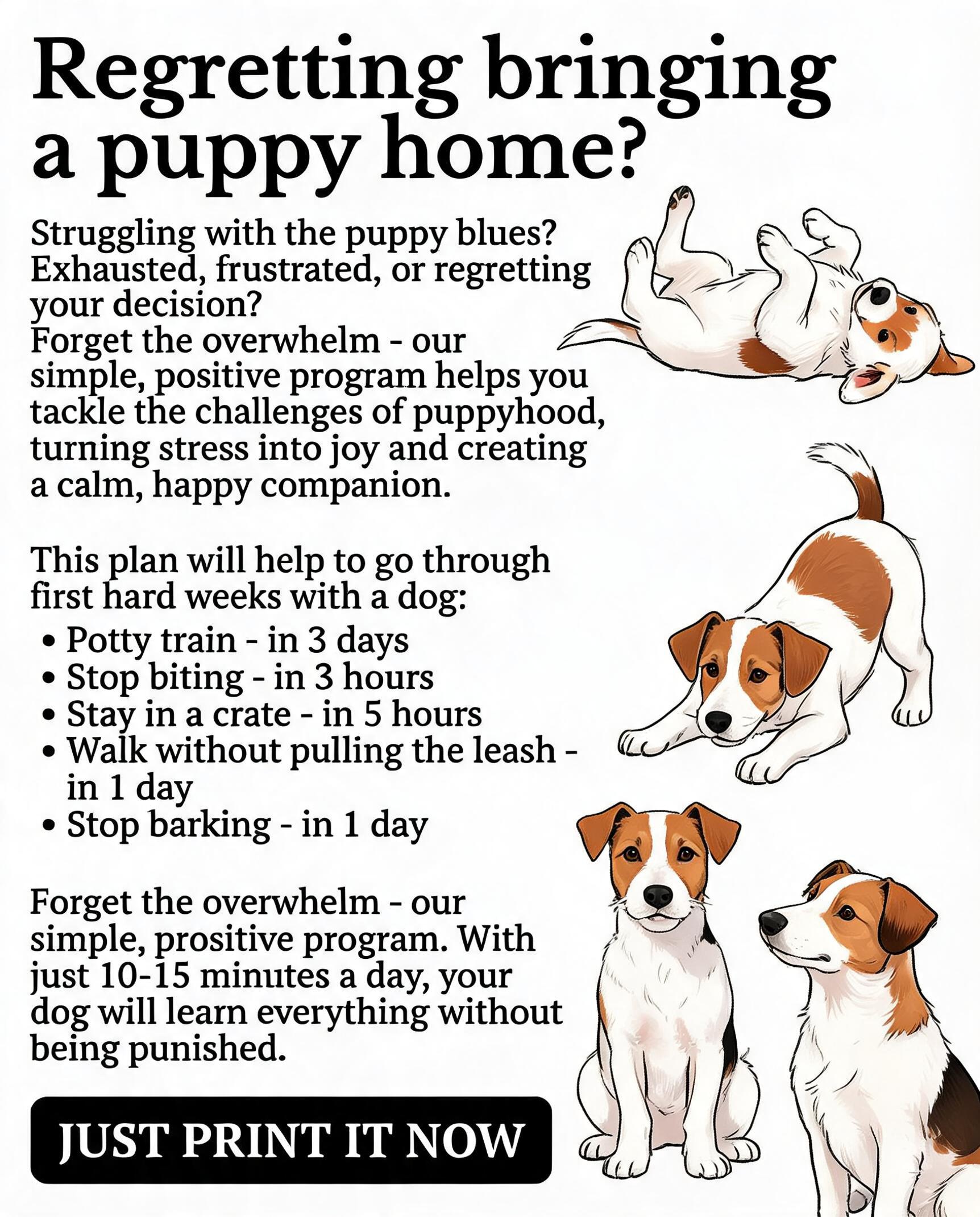 Ben Your Puppy Trainer Facebook ad