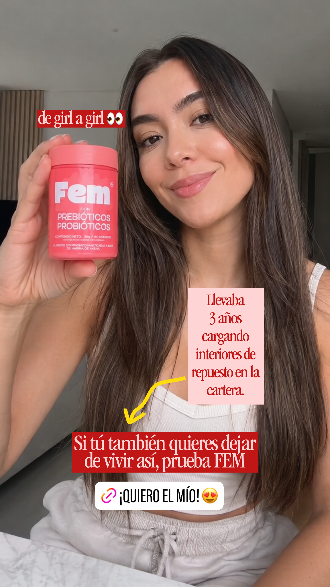 Fem Probiotics Facebook ad