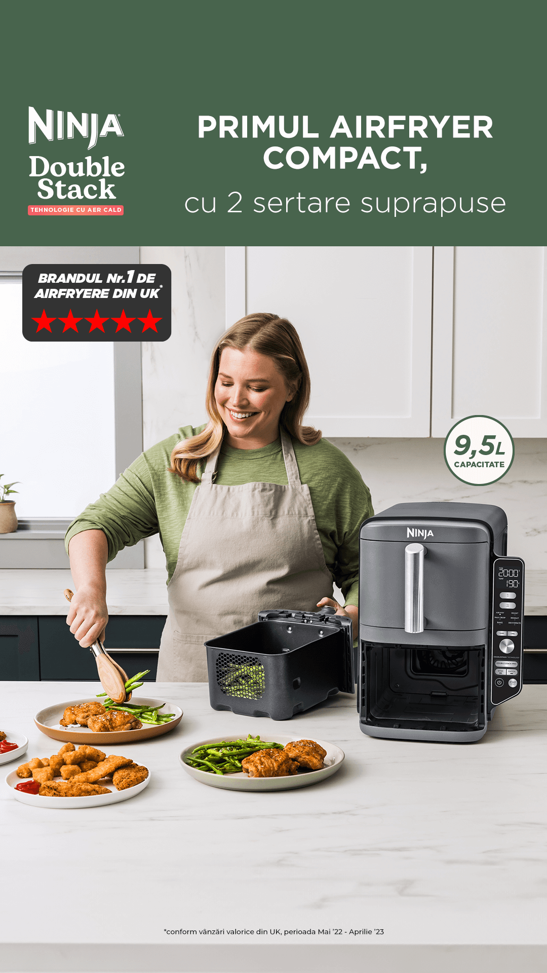 Ninja Kitchen Romania Facebook ad