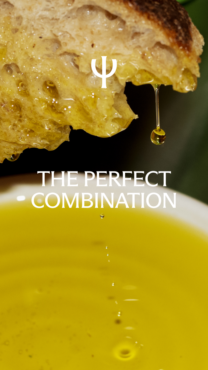 Psyche Organic Facebook ad: PSYCHE OLIVE OIL
