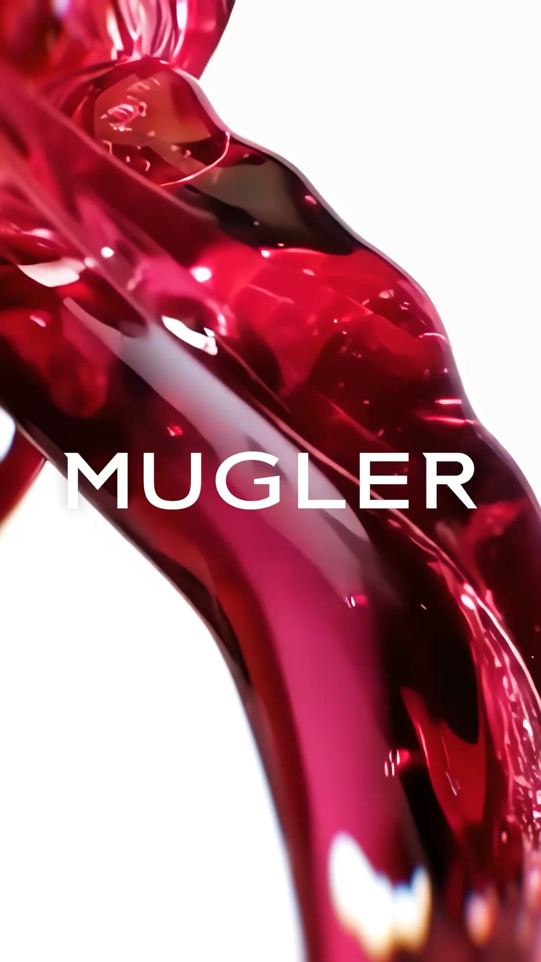 Mugler Facebook ad: Déjate caer en la tentación con MUGLER