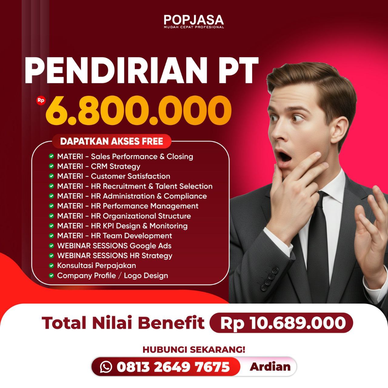 Jasa Perizinan Usaha Popjasa Facebook ad: Konsultasi Gratis Sekarang!