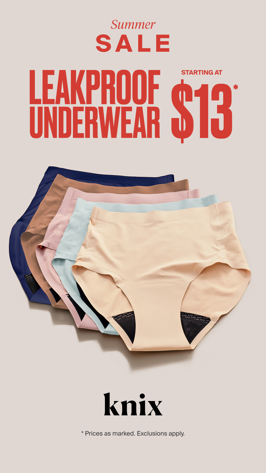 Knix Facebook ad