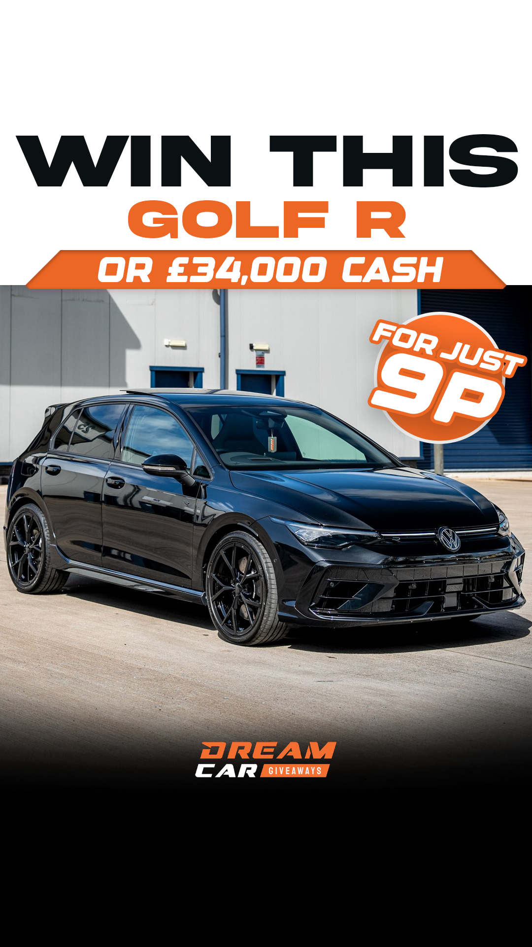 Dream Car Giveaways Facebook ad