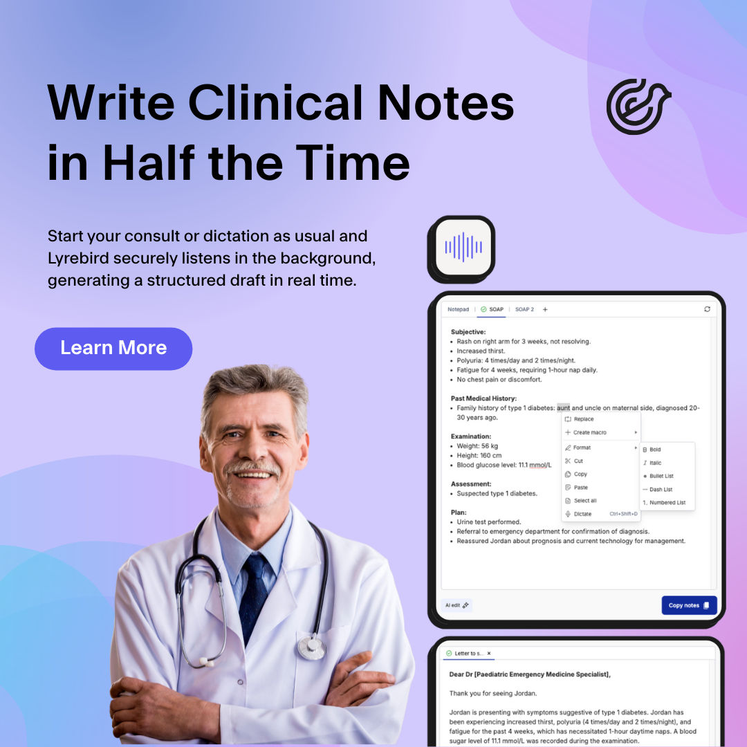 Lyrebird Health Facebook ad