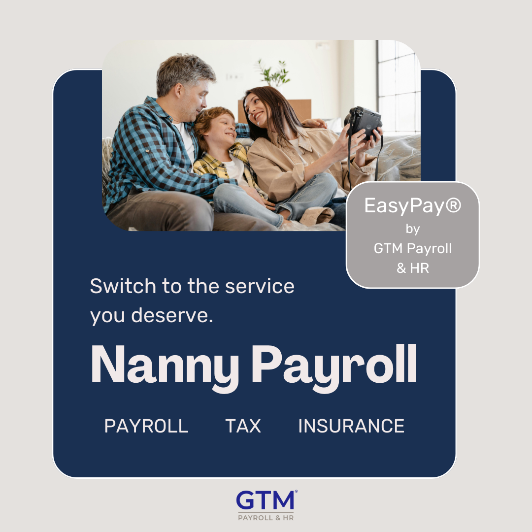 GTM Payroll & HR Facebook ad: One Call for Everything Nanny Payroll