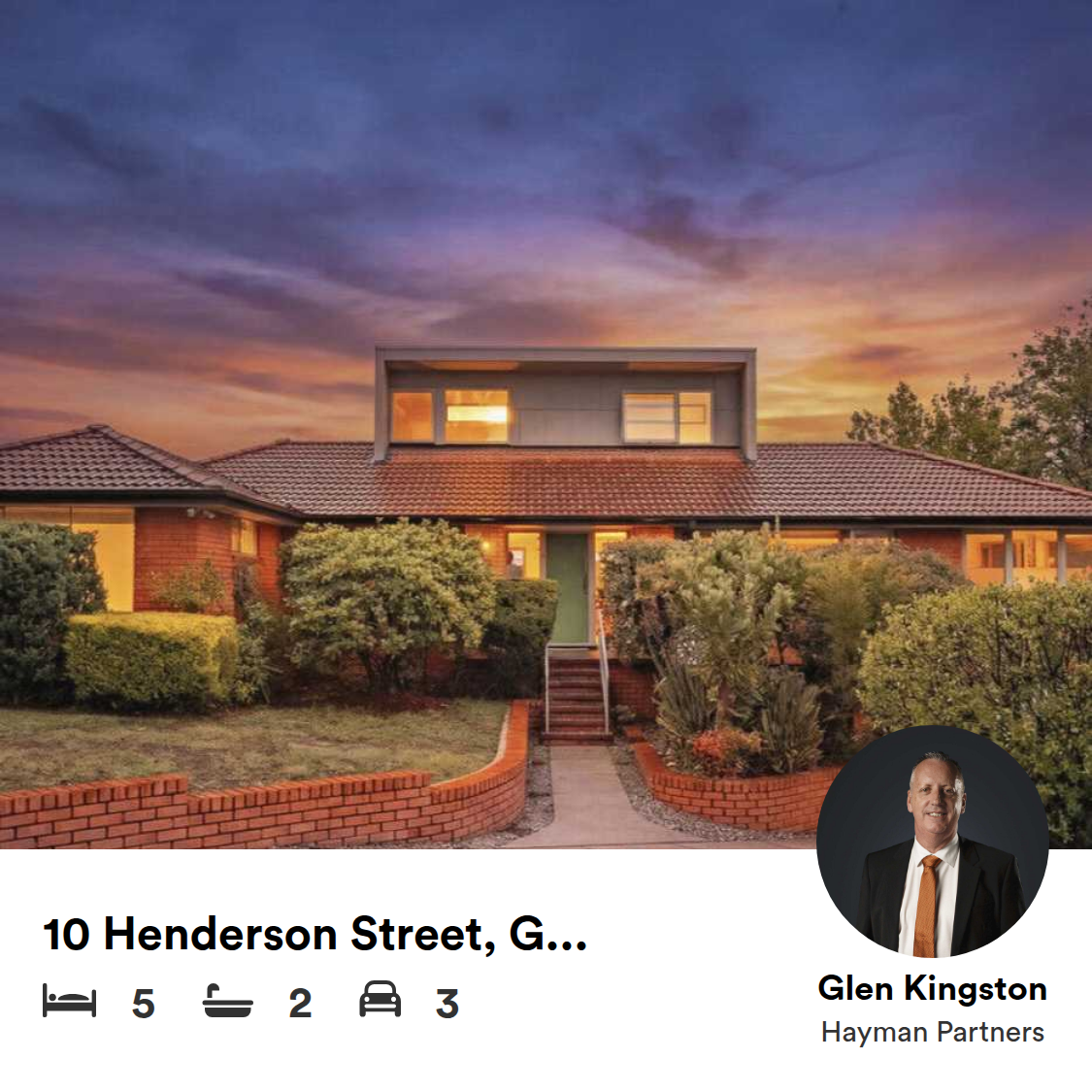 Hayman Partners Facebook ad: Style and substance in Garran