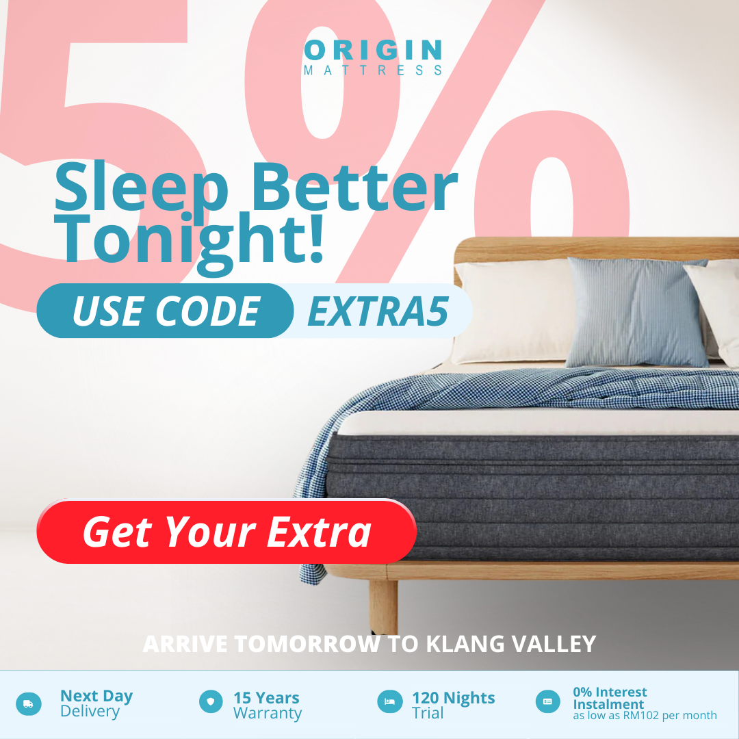 Origin Mattress Malaysia Facebook ad