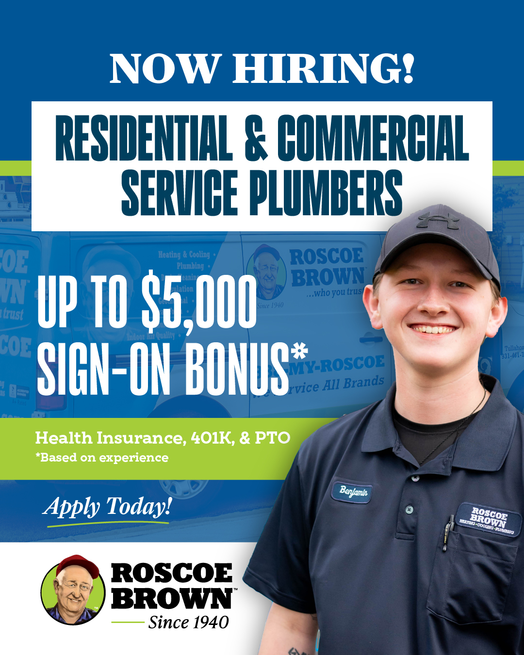 Roscoe Brown, Inc. Facebook ad