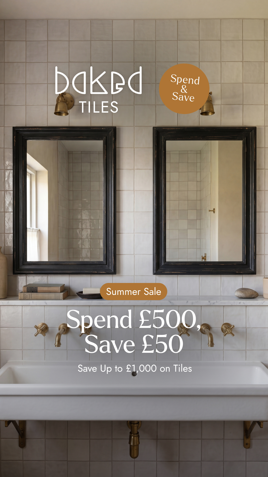 The Baked Tile Co. Facebook ad