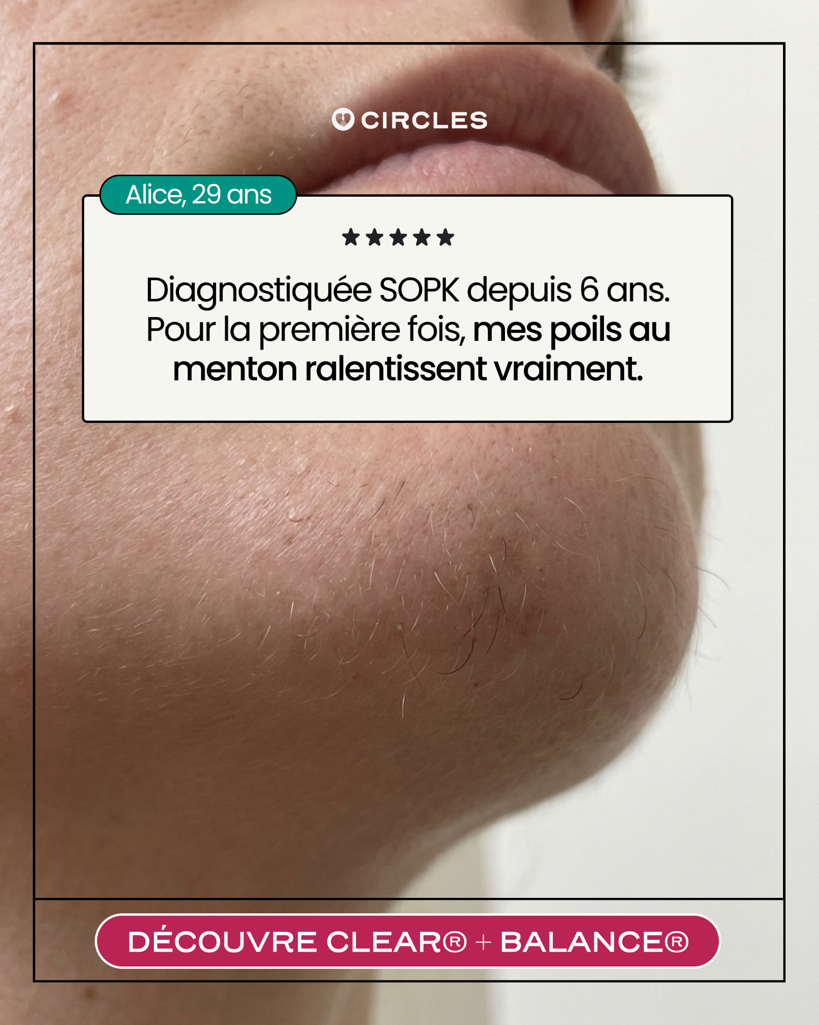 Circles Facebook ad
