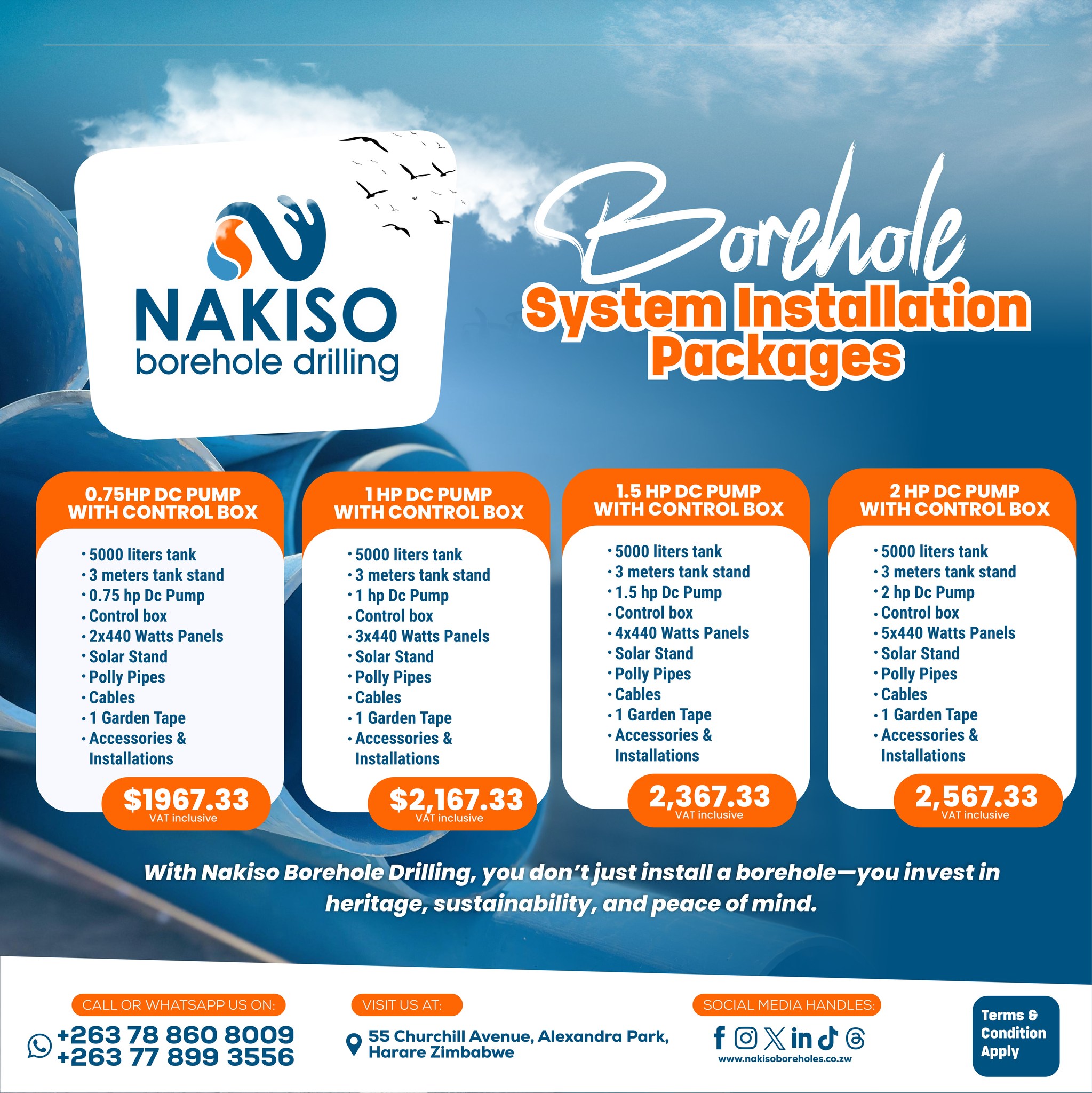 Nakiso Borehole Drilling Facebook ad