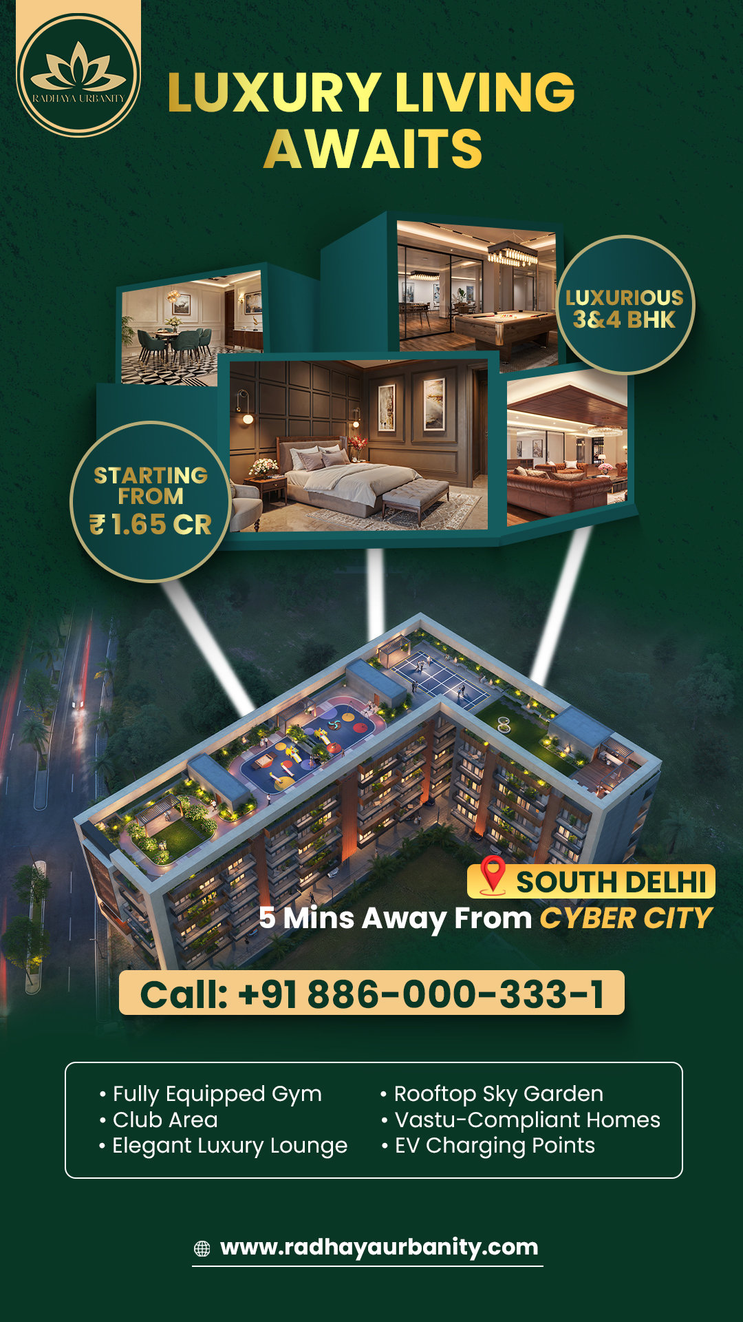Radhaya Urbanity Facebook ad from Jun 3, 2026