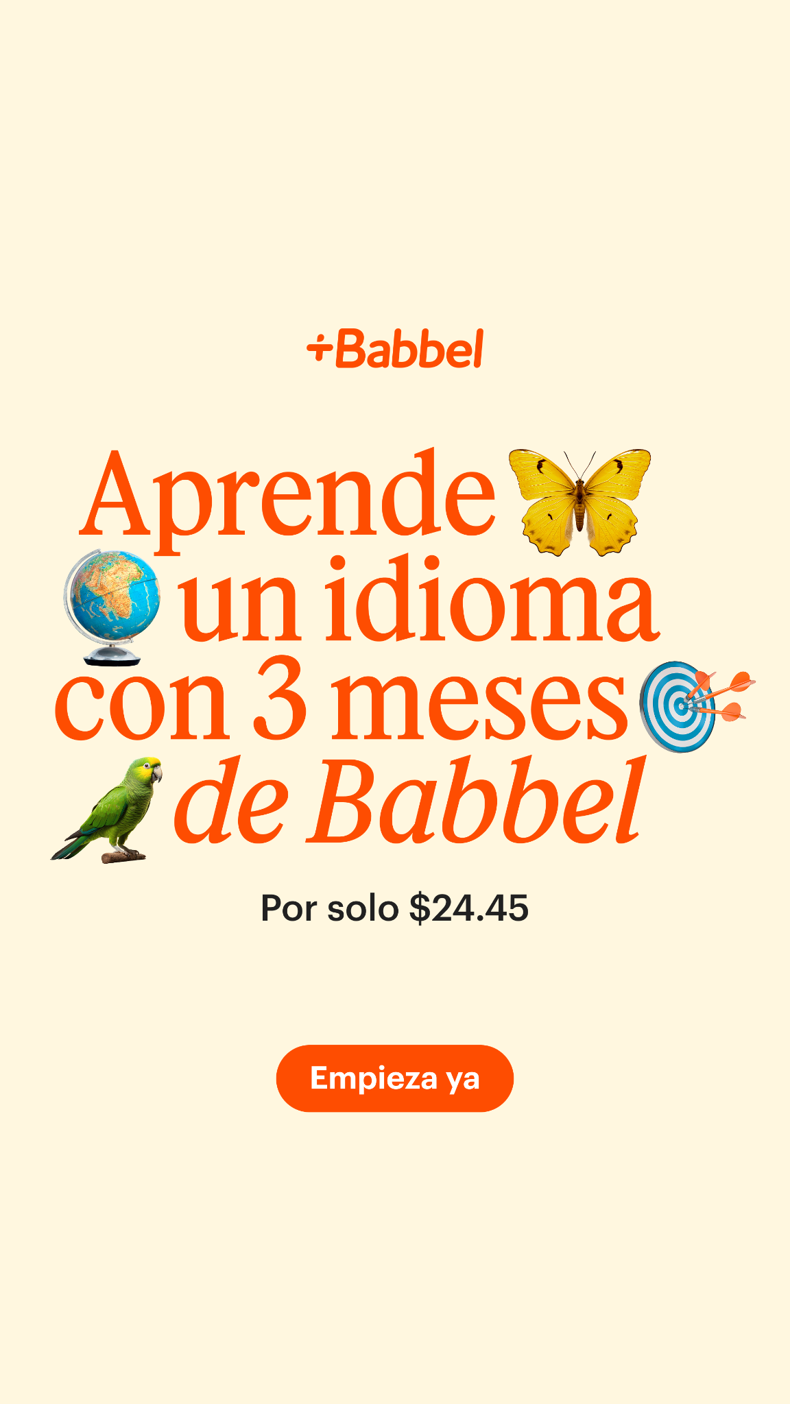 Babbel Facebook ad