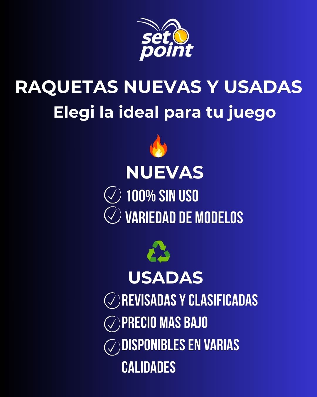 setpointtenis.ok Facebook ad: Elegí mejor. Jugá mejor.