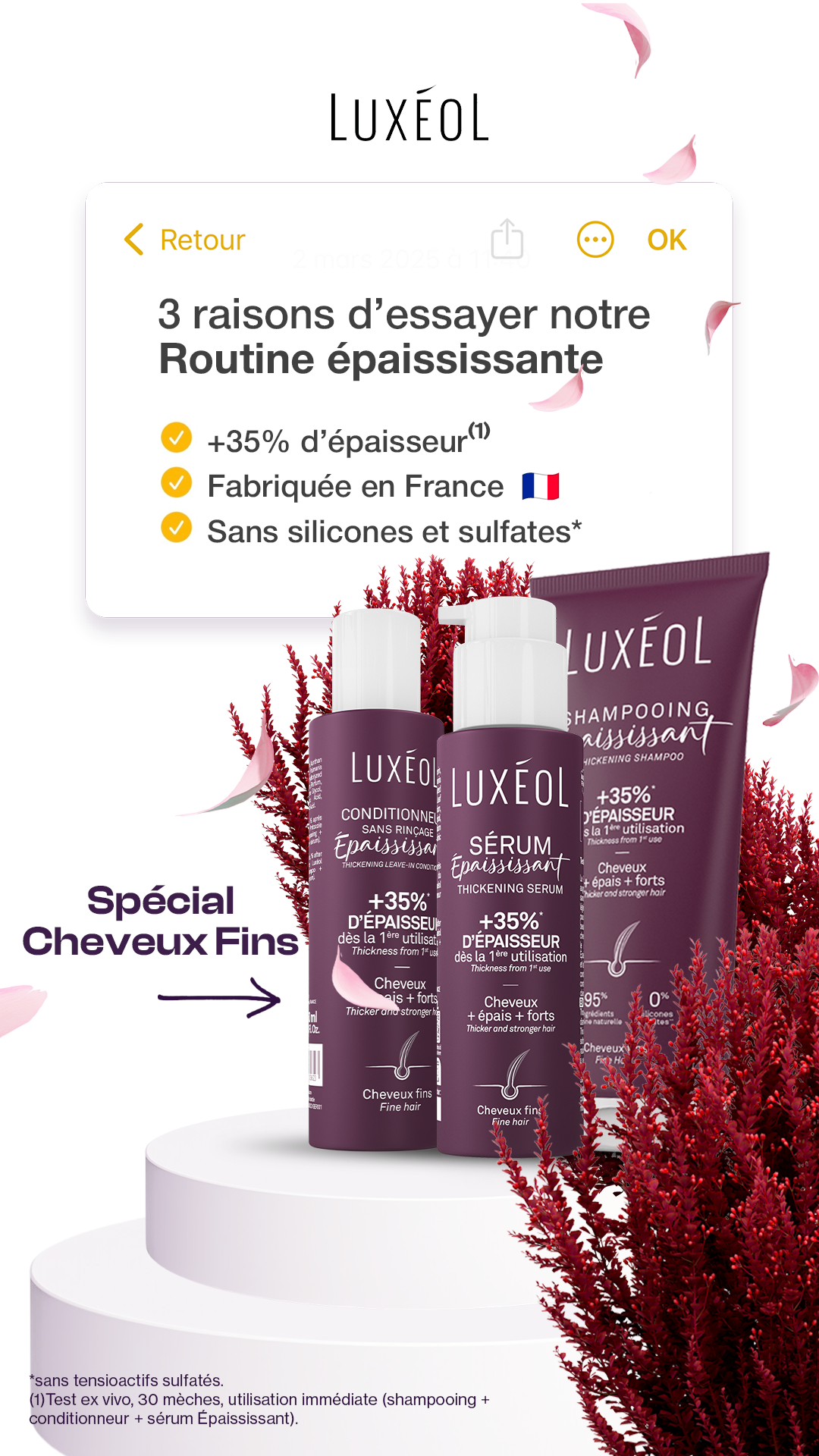 Luxéol Facebook ad