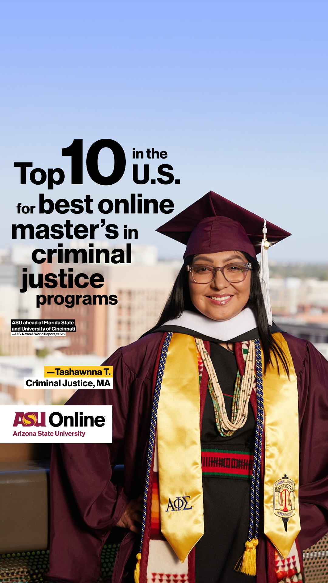 ASU Online Facebook ad