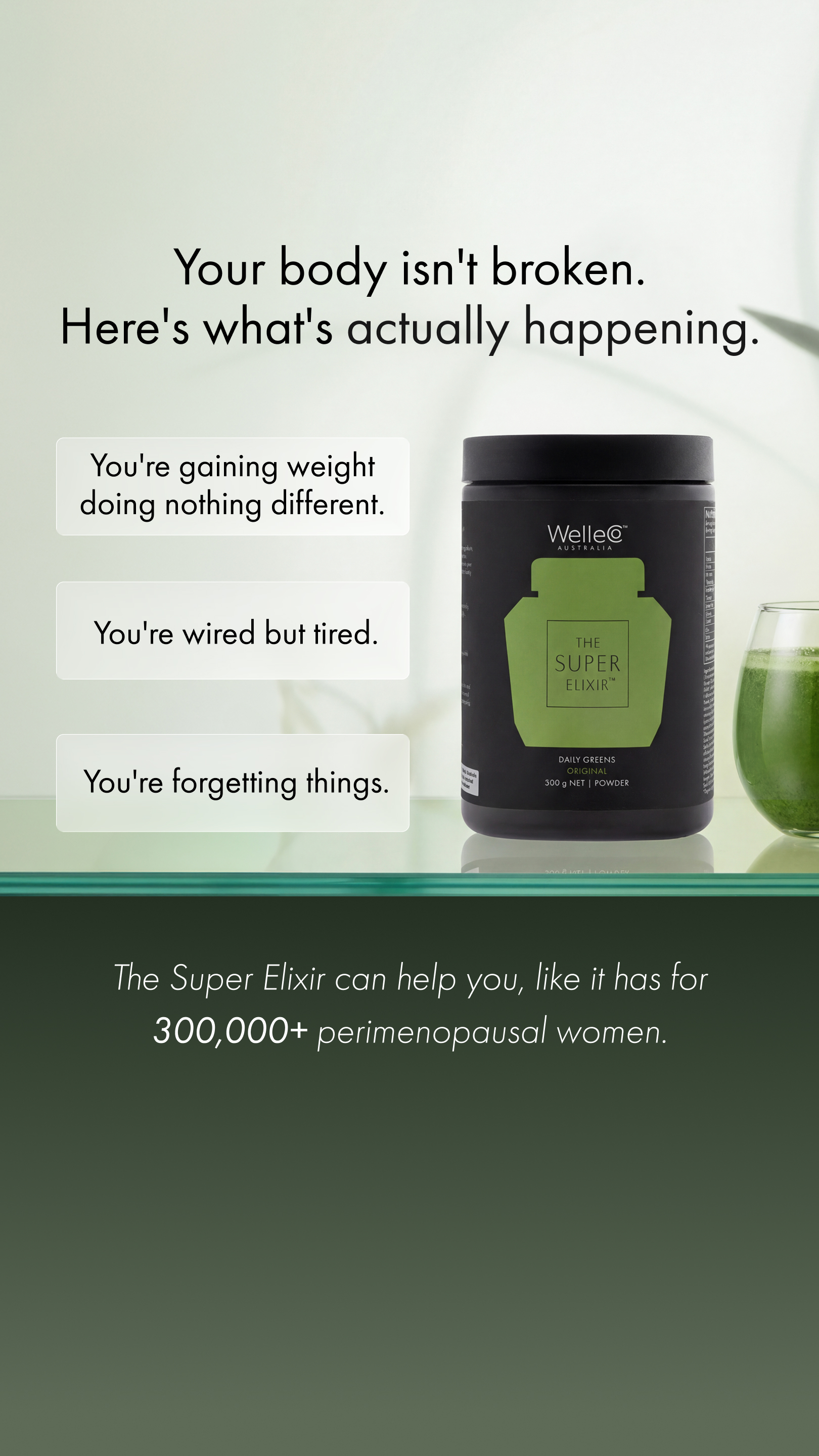 WelleCo Facebook ad