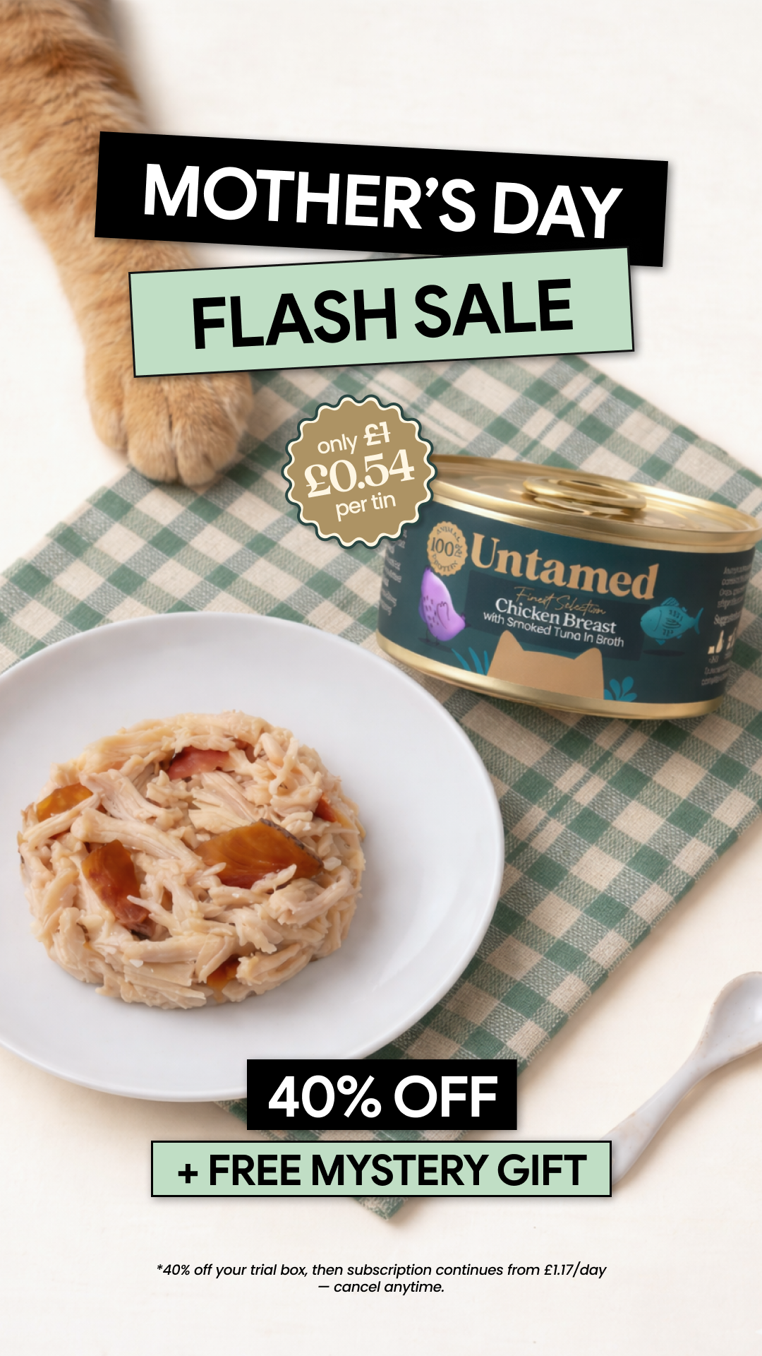 Untamed Facebook ad