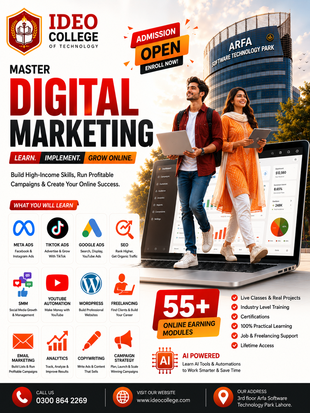 IDEO College of Technology Facebook ad