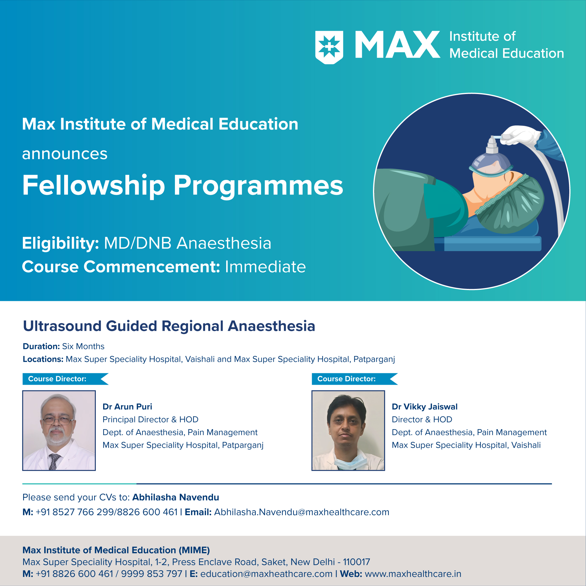 Max Institute of Medical Education - MIME Facebook ad