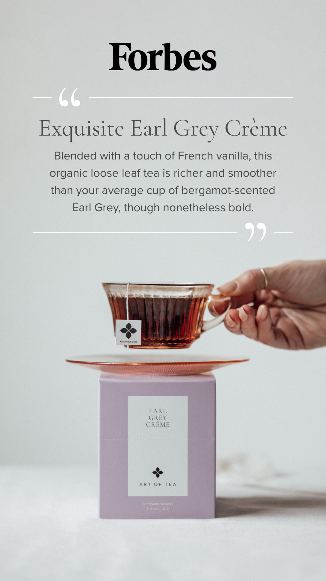 Art of Tea Facebook ad: A Customer Favorite