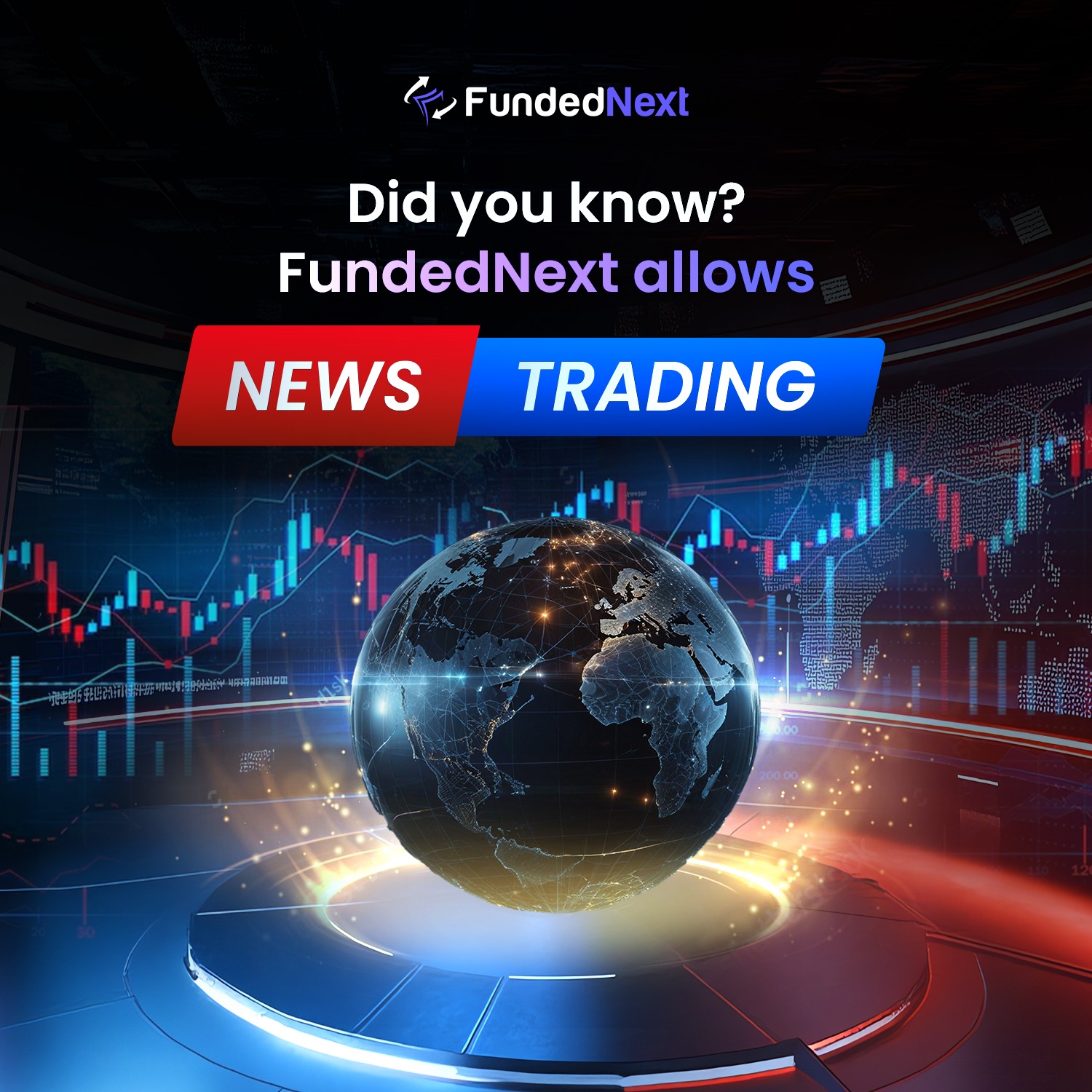 FundedNext Global Facebook ad
