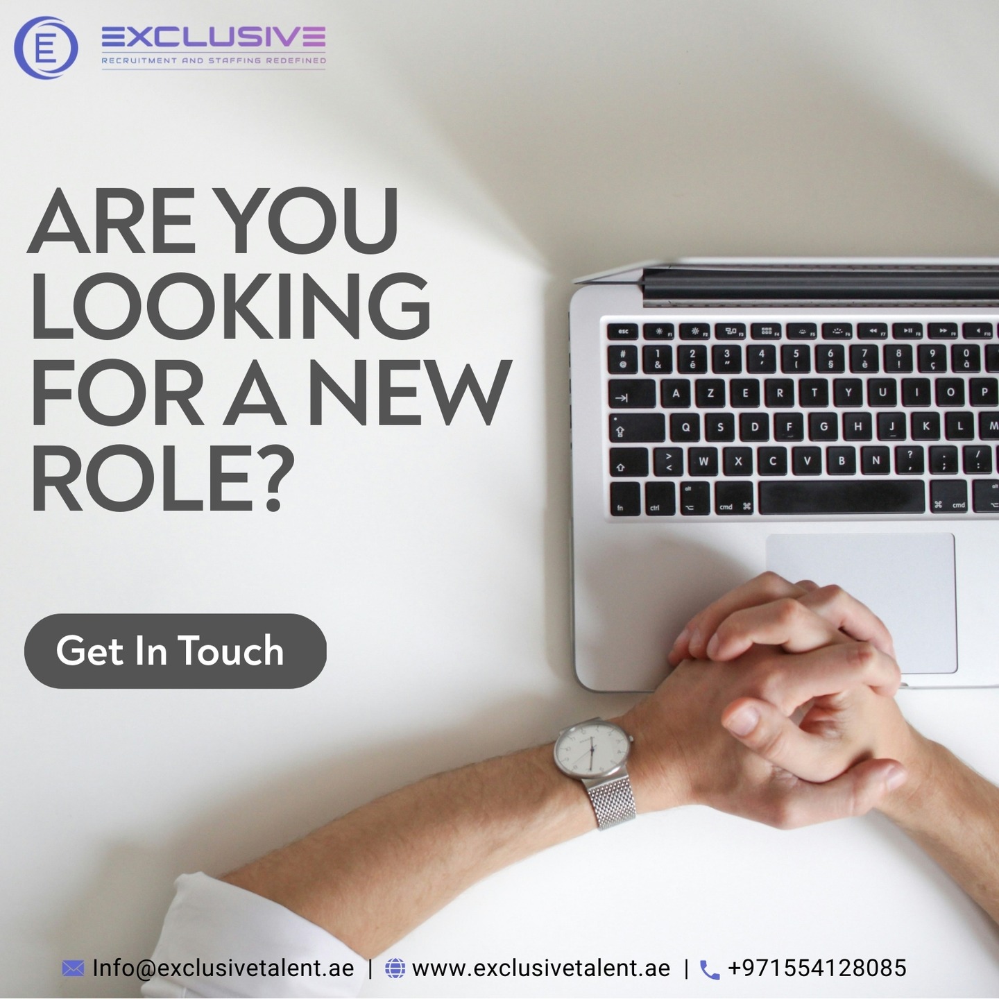 Exclusive Talent Management Facebook ad: The Gulf’s best talent, on your team.