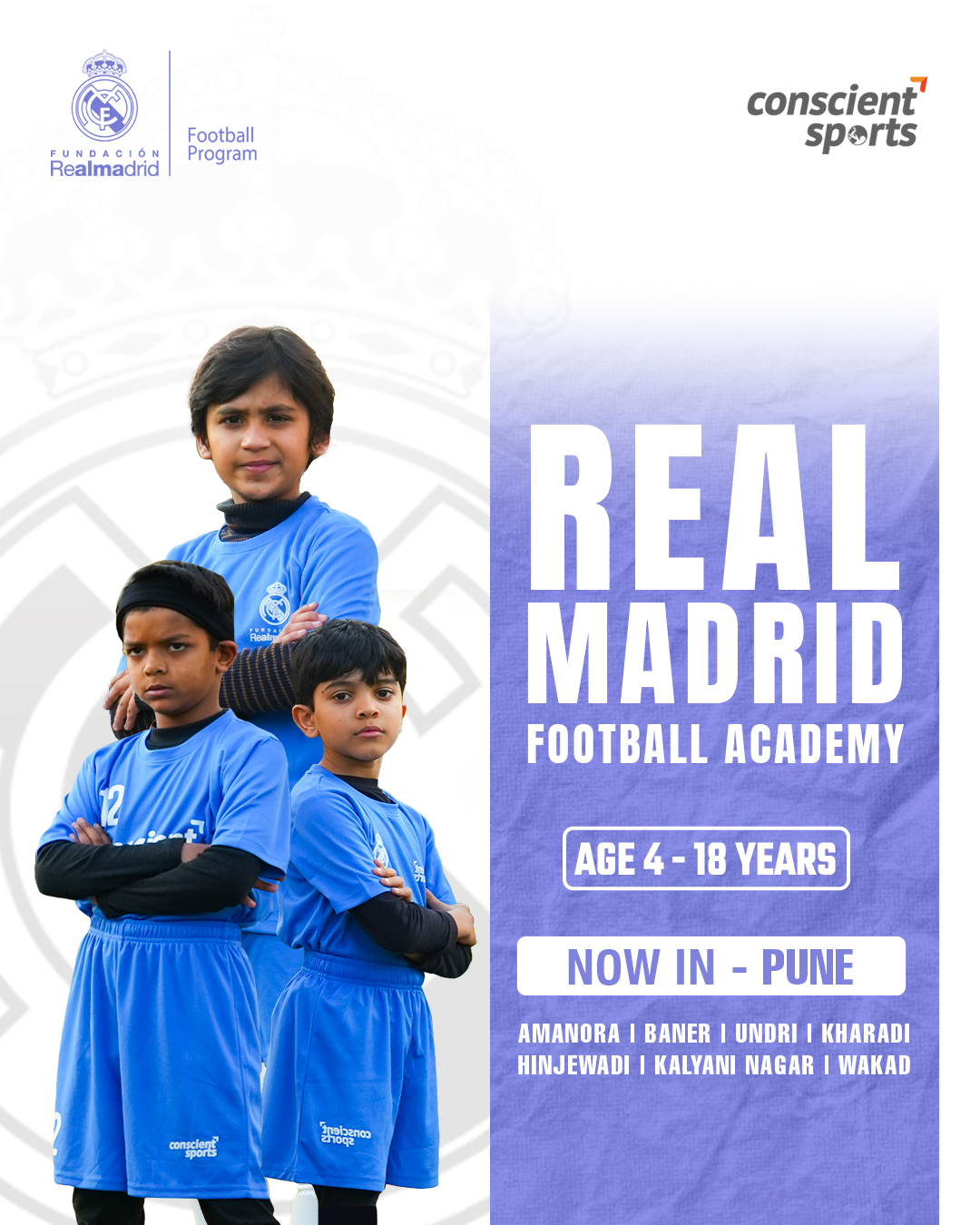 RMF India - Partner Conscient Sports Facebook ad