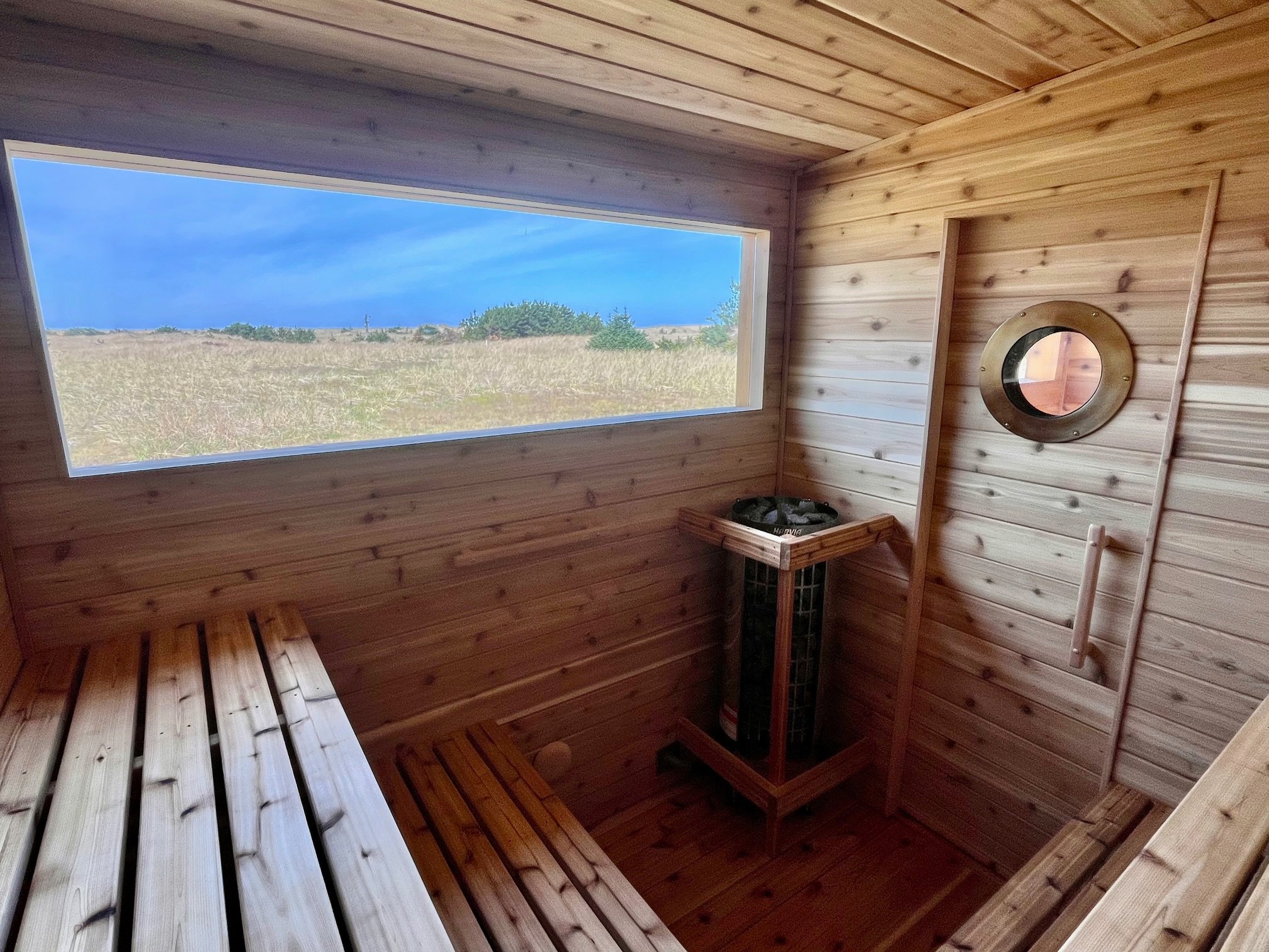 Kyle Bruser Facebook ad: Custom Outdoor Sauna, Cold Plunge, Outdoor Shower