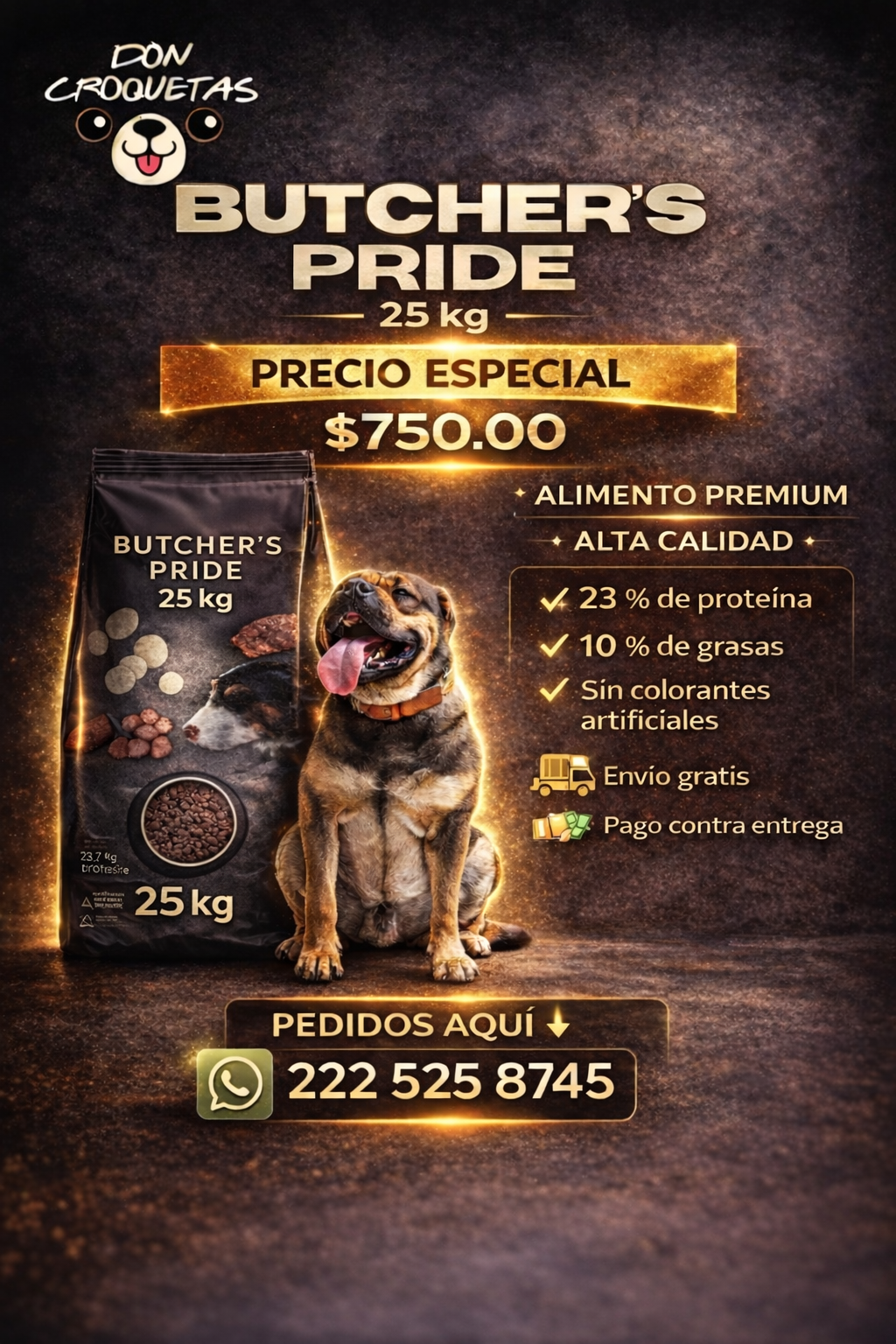 Don croquetas Facebook ad: HAZ TÚ PEDIDO HOY MISMO